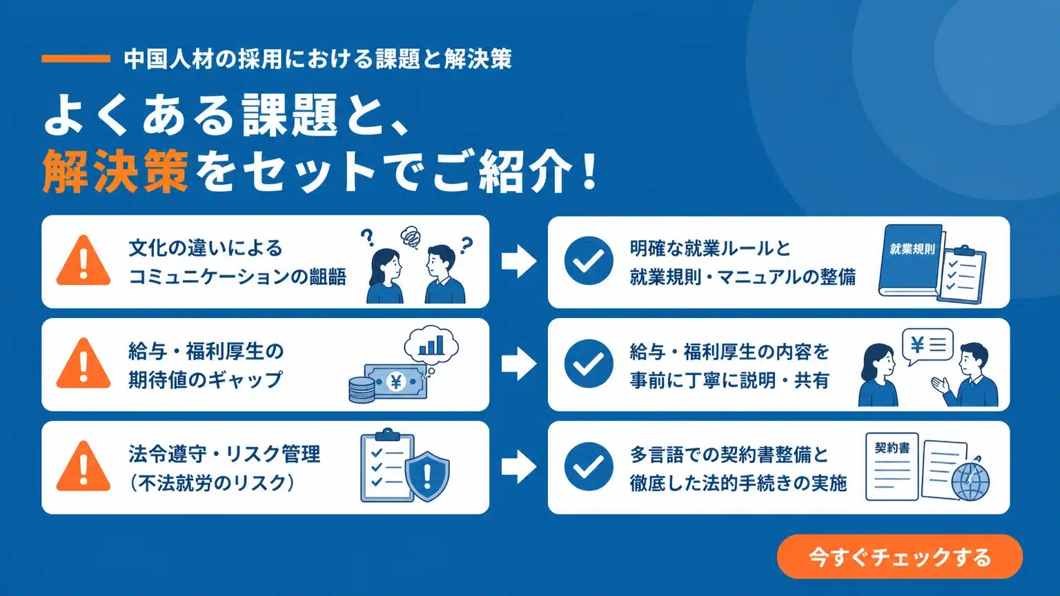 「中国人材」採用でよくある課題とその解決策