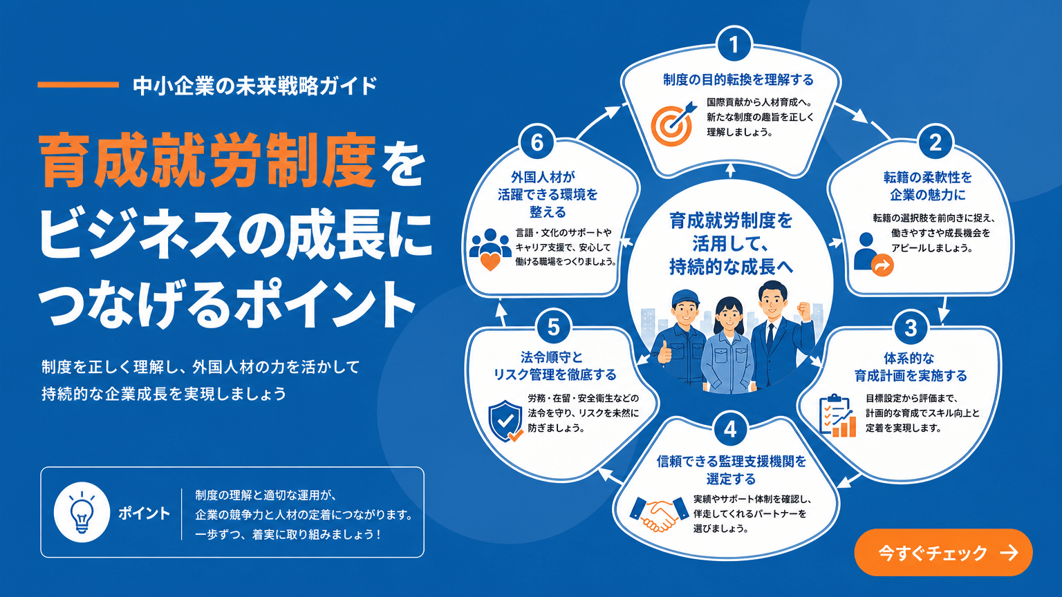 育成就労制度を未来の経営戦略に活かすポイント