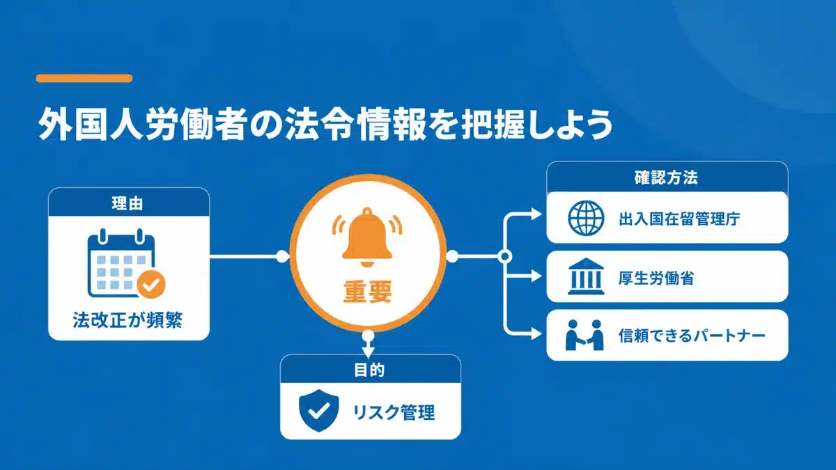 外国人材制度の最新情報確認の重要性